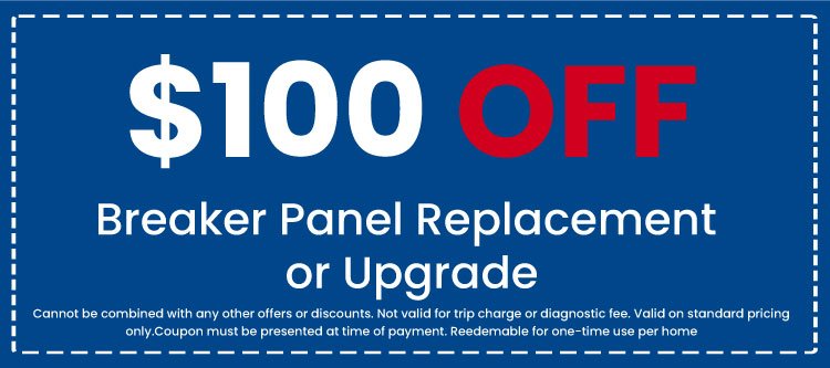 Discount on Breaker Panel Replacement or Upgrade