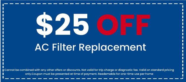Discount on AC Filter Replacement