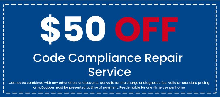 Discount on Code Compliance Repair Service