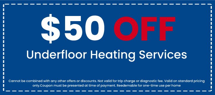 Discount on Underfloor Heating Services