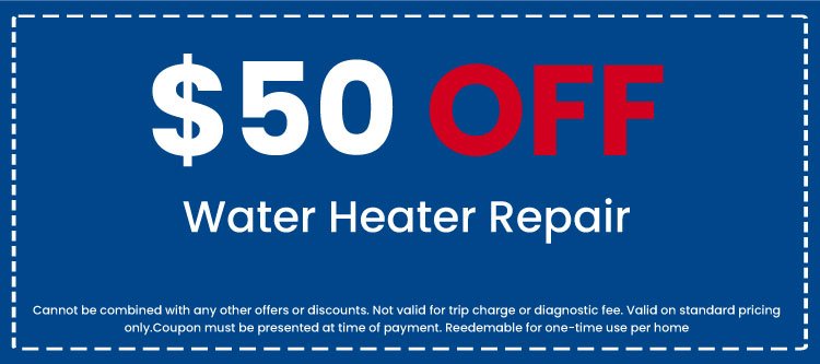 Discount on Water Heater Repair