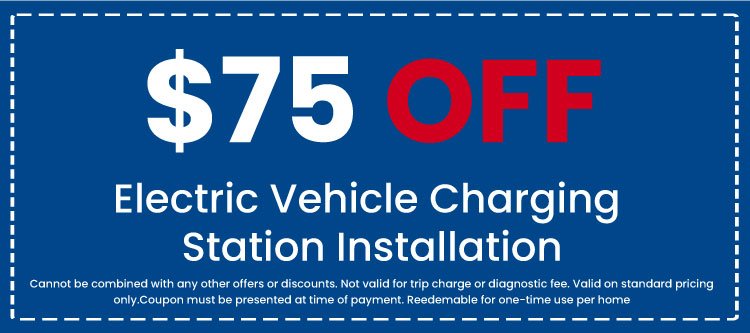 Discount on Electric Vehicle Charging Station Installation
