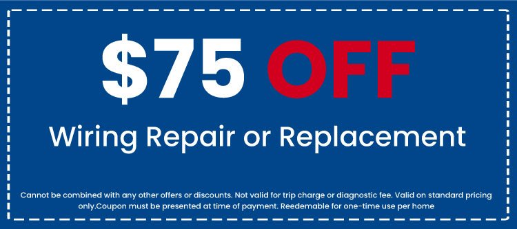 Discount on Wiring Repair or Replacement