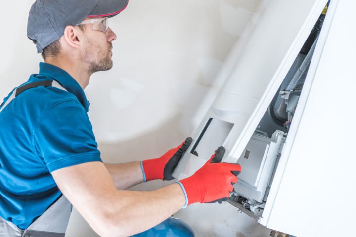 checking furnace unit